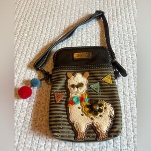 Chala llama Wristlet or Crossbody Convertible
